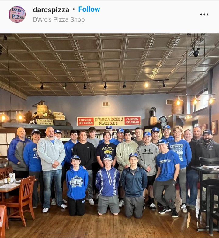 Windber Rambler Baseball on Twitter "Big thanks to Bobby and all the