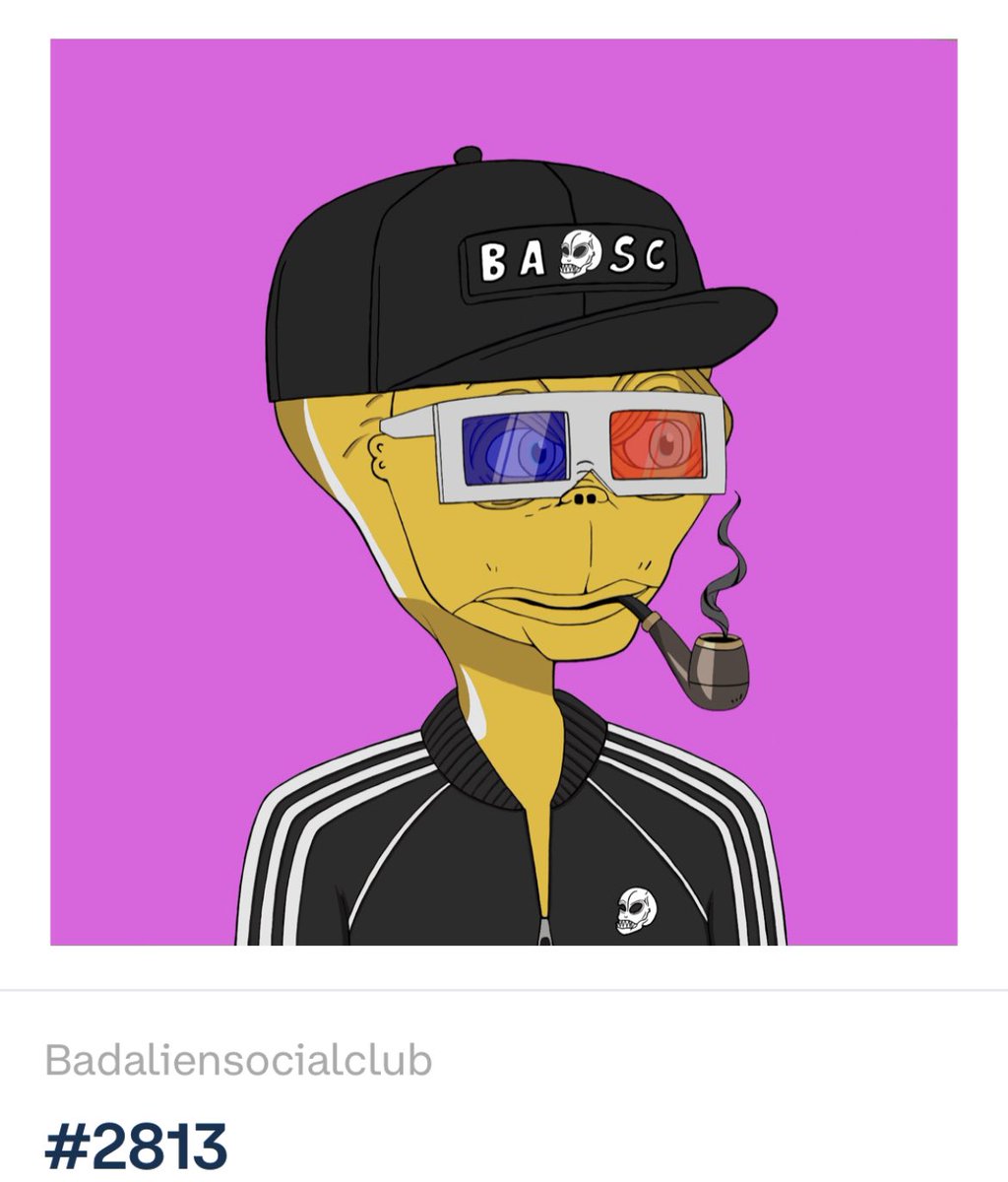 xherestheskinny's tweet photo. #badaliensocialclub #badaliensc #NFTs @BadAlienSC https://t.co/xjOQ1oSBDI