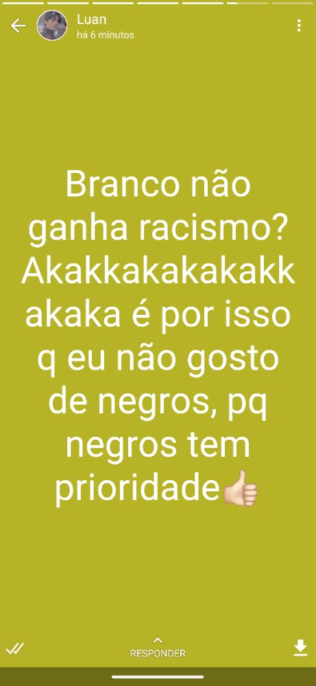 Exposed87622441's tweet photo. Muito obrigado por ver até aqui, esse é o desfecho do exposed desse indivíduo sem escrúpulos. 
Artigo 20 da Lei n° 7.716 de 05 de janeiro de 1989, consiste em difamação sobre preconceito com cor, deficiência ou algo do tipo gera reclusão de um a três anos e multa. https://t.co/F7QRdwHcMu