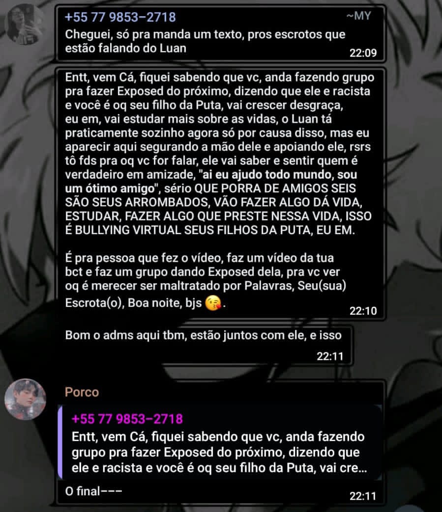 Exposed87622441's tweet photo. Muito obrigado por ver até aqui, esse é o desfecho do exposed desse indivíduo sem escrúpulos. 
Artigo 20 da Lei n° 7.716 de 05 de janeiro de 1989, consiste em difamação sobre preconceito com cor, deficiência ou algo do tipo gera reclusão de um a três anos e multa. https://t.co/F7QRdwHcMu