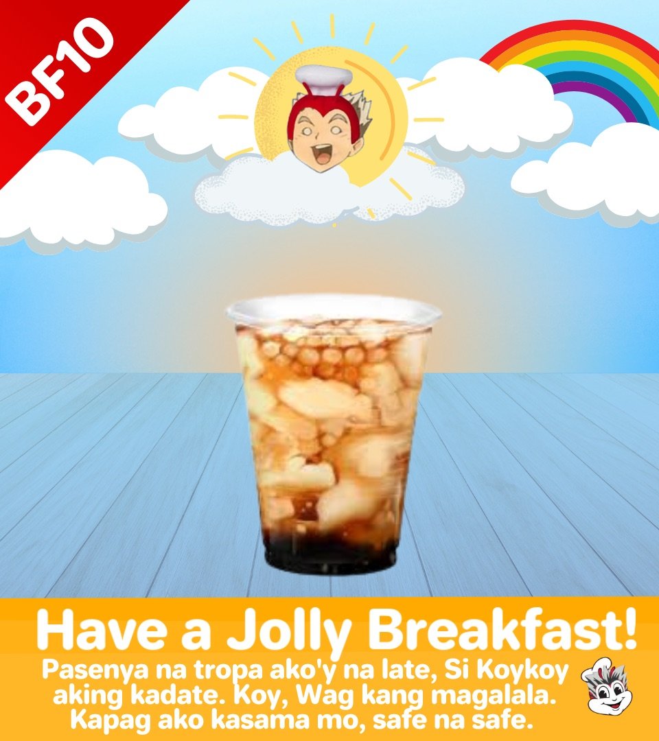Jollikoy's tweet photo. ͏͏

Hey hey hey, Jollikostomer!࿐
Beeeeeda ka sa puso namin!    
    ͏͏
To:    ͏͏@AeipathyProd
From    ͏͏dylan.
𓆦  happy breakfast, aeipathy. welcome rin sa mga bago. 
    ͏͏
Have a jolly meal, ⠀⠀
    Mamser! ☻ㅤ
    ͏͏
    ͏͏ https://t.co/UZ0GHwYA9f