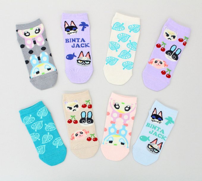 Nintendo Tokyo あつ森 よりちゃちゃまるやジャックがデザインされたくるぶし丈ソックス本日発売 Game Watch