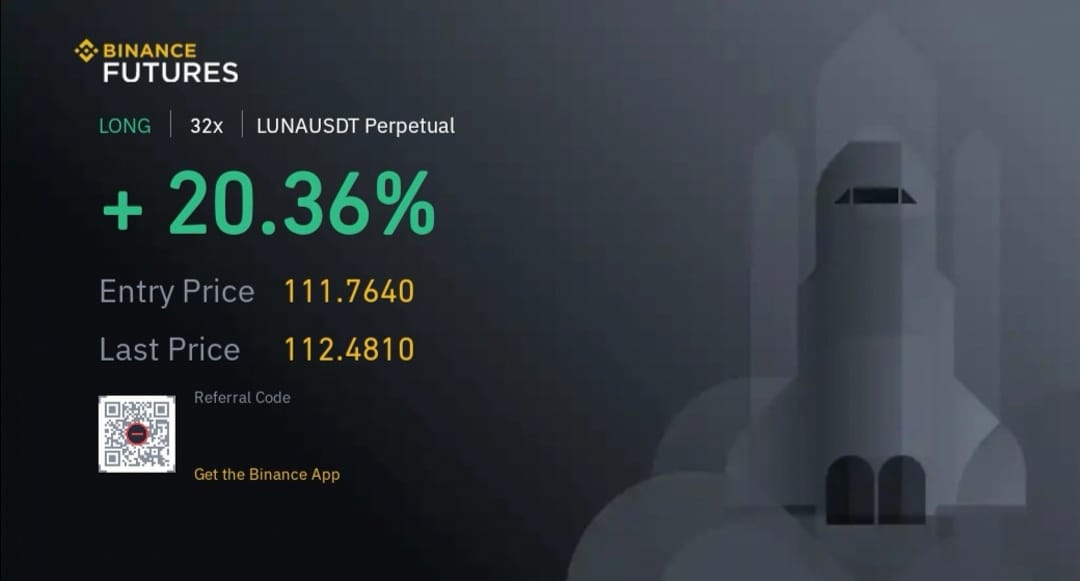 #Luna $Luna thanks canım #Futures #scalping #trade #Btc