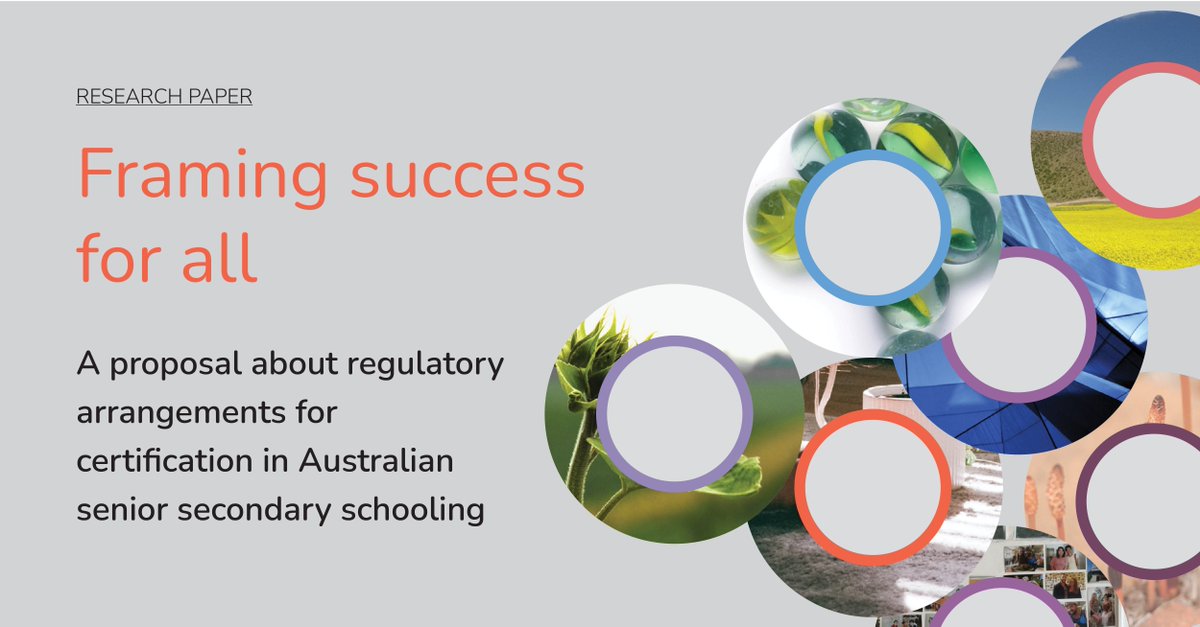 learningcreates's tweet photo. There is now a way to think beyond the pass or fail culture of Australian education. 

Read our latest paper w/ @ArcMelbourne which details a proposal about regulatory arrangements for certification in Australian senior secondary schooling.

https://t.co/ZMn2FI8Ex0 https://t.co/KkVKIpl1Z8