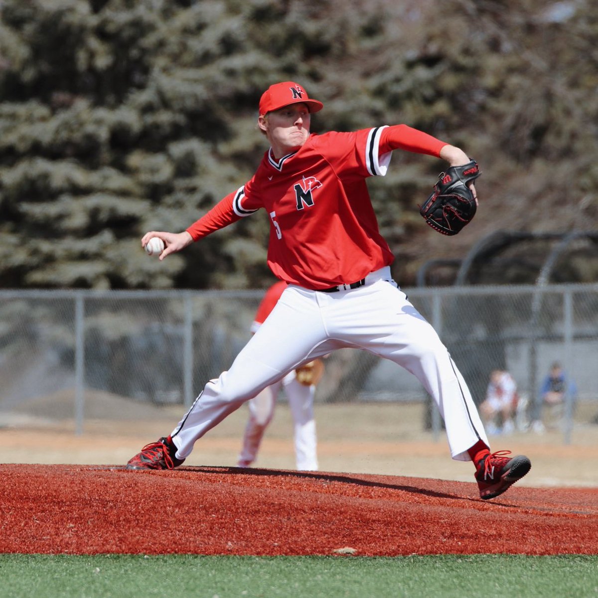 NWC_Baseball's tweet photo. The Raider pitching staff was 🔥🔥 this weekend. In the four GPAC games, the staff had a 2.43 ERA in 37 innings and allowed only 24 hits with 41 k. They held opponents to a 0.183 batting average. 

📷 @ashleyrmphoto https://t.co/Ybd3AaPzYI