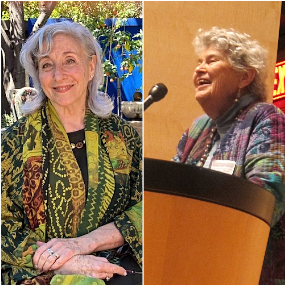 Join us, Sunday, April 10, 3pm PDT for an exciting reading as we celebrate new collections by poet and translator Dorothy Gilbert, "Fox Woman," and Jungian Analyst and poet Naomi Ruth Lowinsky, "Death and His Lorca," online via Zoom, free!

Register here: us02web.zoom.us/meeting/regist…