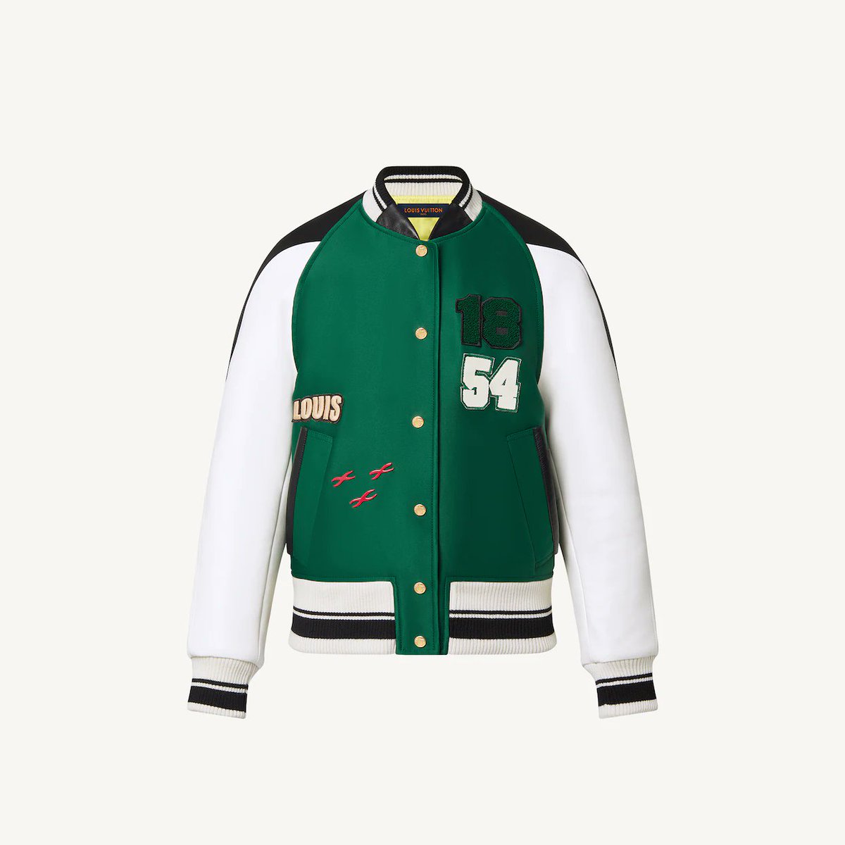 vuitton green varsity