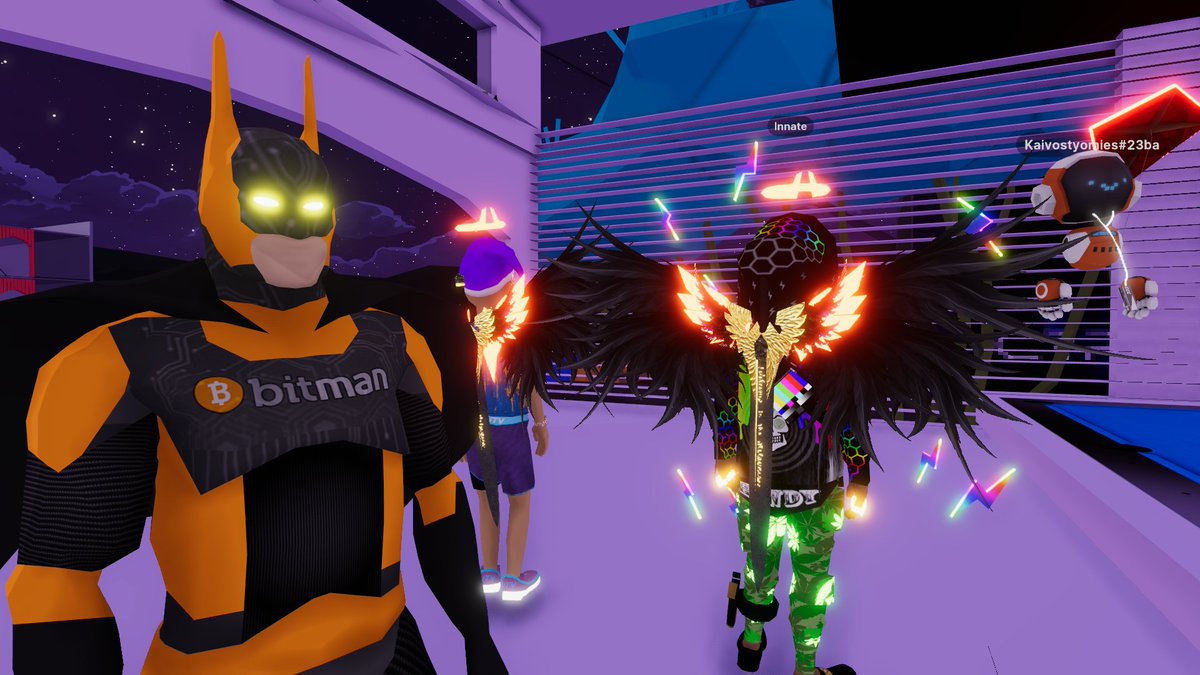 JTV____'s tweet photo. Ostridge wings are nice AF! Congrats to @InnateD_DCL for getting himself a pair! https://t.co/0GQC8cZ6nv

Let's give some NFTs out! Good luck everybody. Addy below :) #Decentraland #NFTwearables #Metaverse #metaDCL 

You should check out Decentraland. Log in with a crypto wallet. https://t.co/m4gxf3CGHX