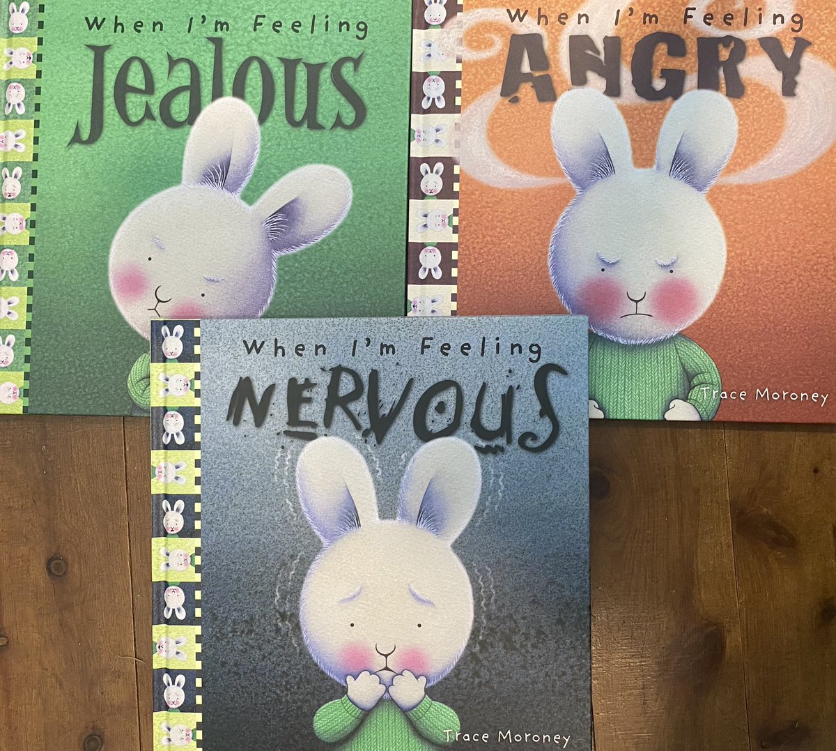 laurennacu's tweet photo. These books are excellent for students to read as they explore different feelings and the situations where these feelings may arise. The books include strategies to help calm these feelings down and they help explain the reason students may feel this way. #acuedu_p https://t.co/0zr4t7m6wJ