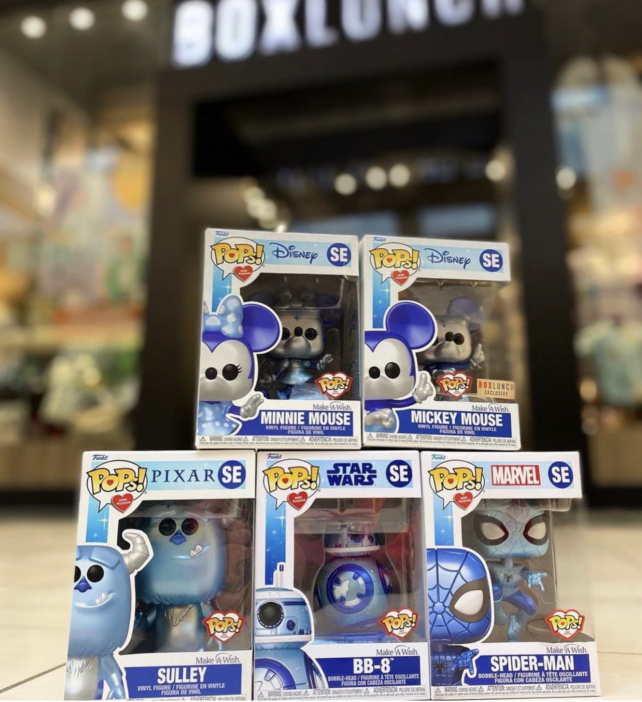 DisTrackers on X: BoxLunch and Hot Topic will be releasing the Make-A-Wish  Pops tomorrow! . Credit IG u/boxlunchwarwick and IG u/hottopic_winstonsalem  . #MakeAWish #Disney #Marvel #Funko #FunkoPop #FunkoPopVinyl #Pop #PopVinyl  #Collectibles #Collectible #