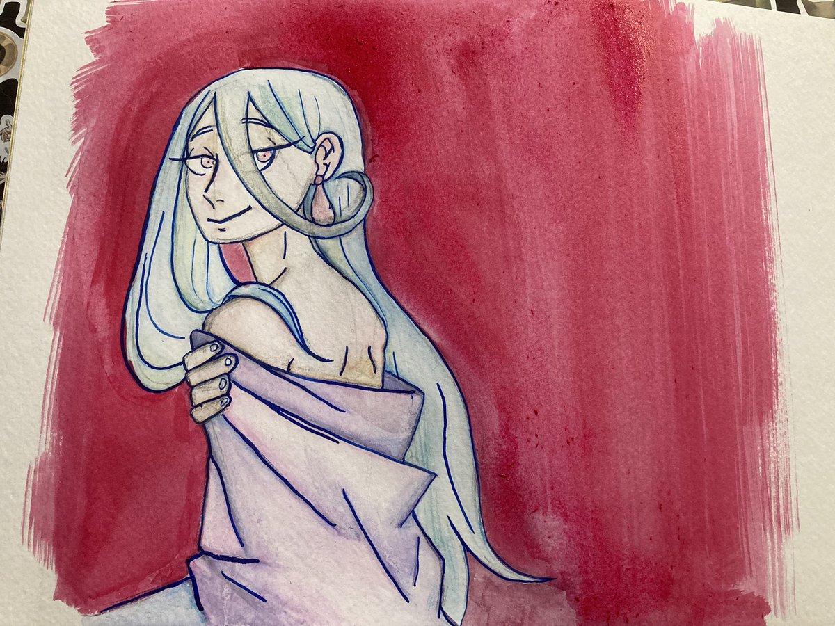 shickzander's tweet photo. Watercolour and ink??? https://t.co/Zrwikwv6DO