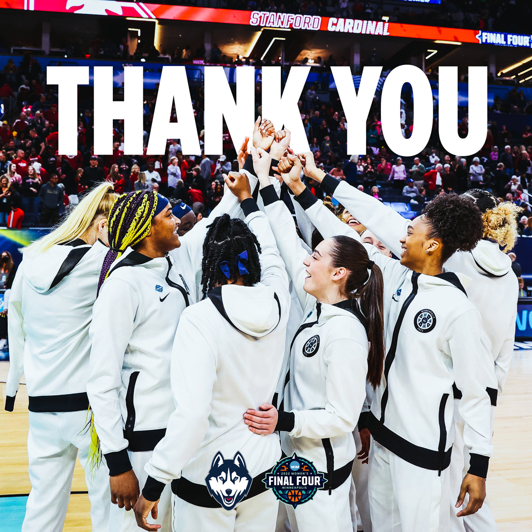 UConnHuskies's tweet image. Not the ending we hoped for, but we are so proud of this team and everything they accomplished this season. 💙