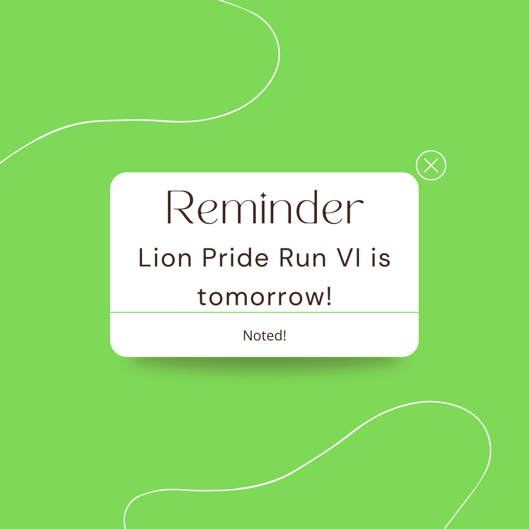 LionPrideRun's tweet photo. Tomorrow is the big day! Please wear your LPR Shirt or Lion Pride shirt tomorrow to show your support. Ms Fletcher will be leaving the school at 9 AM tomorrow! 🏃‍♀️💚💛#runfletchrun #lionpriderunvi #nofinishline https://t.co/Td5EzokxRa