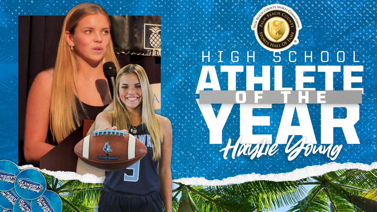 Congratulations to quarterback Haylie Young for being named the Palm Beach County Sports Commission's Female High School Athlete of the Year for her play at Seminole Ridge last year. 

#DefendtheBeach