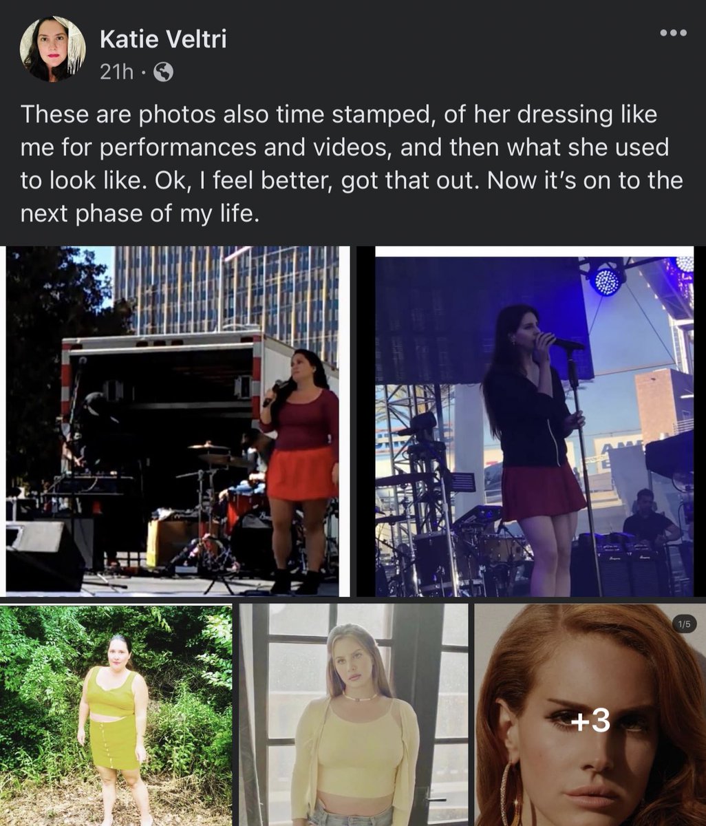 honeym0000n's tweet photo. this woman really thinks lana del rey is obsessed with her 😭 https://t.co/Q3QJKCVeZH
