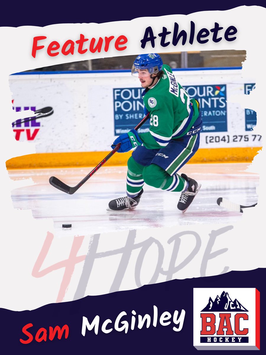 BLCourchene's tweet image. #BAC4Hope #FeaturePlayer 

We head to the @TheWHL &amp;amp; @SCBroncos to feature Dman Sam McGinley!  

Always fun getting to work with Sam. Great kid and player! 

This summer, saw his game take a massive leap forward, that was recognized with an invite to @StLouisBlues camp!