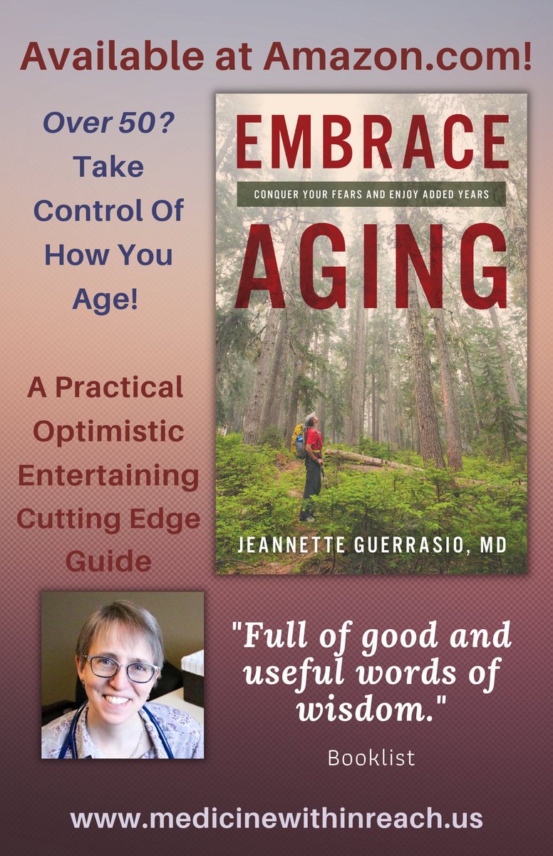 JGuerrasioMD's tweet photo. Book #4 is for the general public! Embrace Aging @amazon #Aging #Rowman #Health #selfhelp https://t.co/KQ0BXrT1Qs