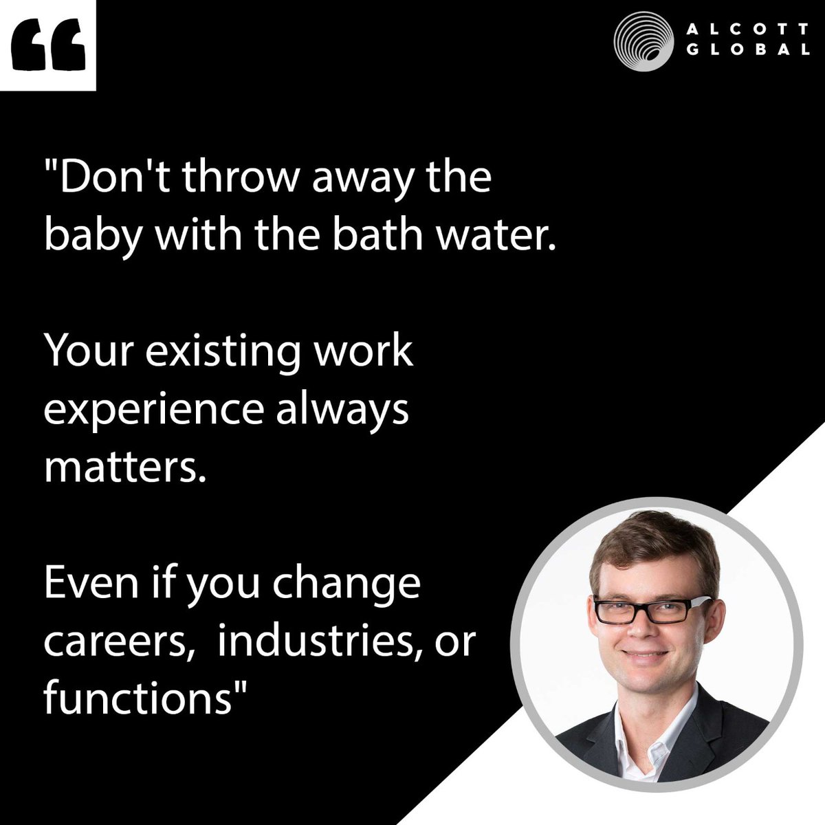alcott_global's tweet photo. Radu Palamariu recently spoke with the master students at Zaragoza Logistics Center.

A question that came up a lot was:

"Do I need to start again from a junior level if I change careers or functions?"

Radu's advice is the one below.

#AlcottGlobal #ExecutiveSearch #Talent https://t.co/0eHIHJwc4C
