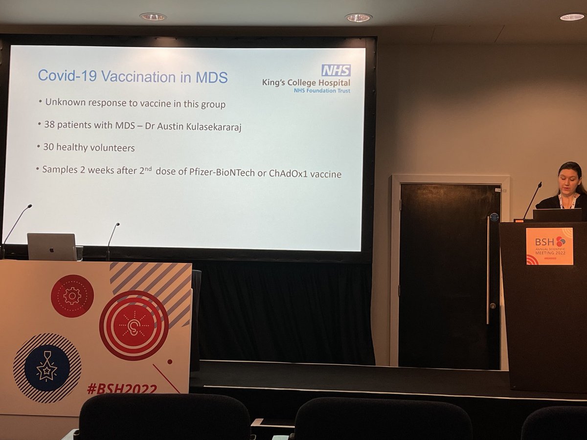 Pramila Krishnamurthy (@drpramilak) on Twitter photo Fabulous talk by our very own <a href="/jennifer_vidler/">Jennifer Vidler</a> presenting vitally important work on covid vaccine responses in MDS patients. Well done Jenny and team! <a href="/myeloidkings/">myeloidBMTteamkings</a> <a href="/KingsCollegeNHS/">King's College NHS</a> <a href="/KingsCollegeLon/">King's College London</a> <a href="/AustinKulasekar/">Austin Kulasekararaj</a> #bsh2022 Fabulous talk by our very own <a href="/jennifer_vidler/">Jennifer Vidler</a> presenting vitally important work on covid vaccine responses in MDS patients. Well done Jenny and team! <a href="/myeloidkings/">myeloidBMTteamkings</a> <a href="/KingsCollegeNHS/">King's College NHS</a> <a href="/KingsCollegeLon/">King's College London</a> <a href="/AustinKulasekar/">Austin Kulasekararaj</a> #bsh2022