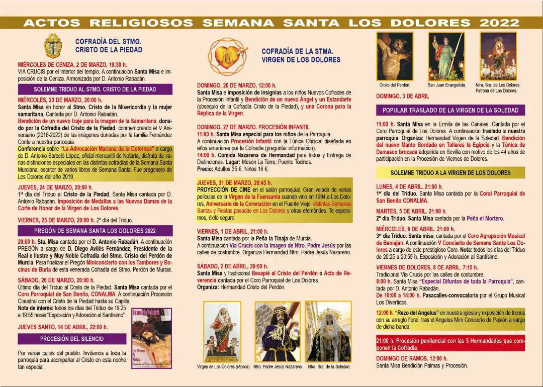 ambeniajan's tweet photo. El próximo miércoles, 6 de abril, el coro de adultos de la AMB participará dentro de los actos de Semana Santa de la pedanía vecina de Los Dolores.

Será a partir de las 21:00h en el V Concierto de Semana Santa de Los Dolores. 

#AMB #OrgulloAMB #CoroAMB https://t.co/JRntsjkZJf