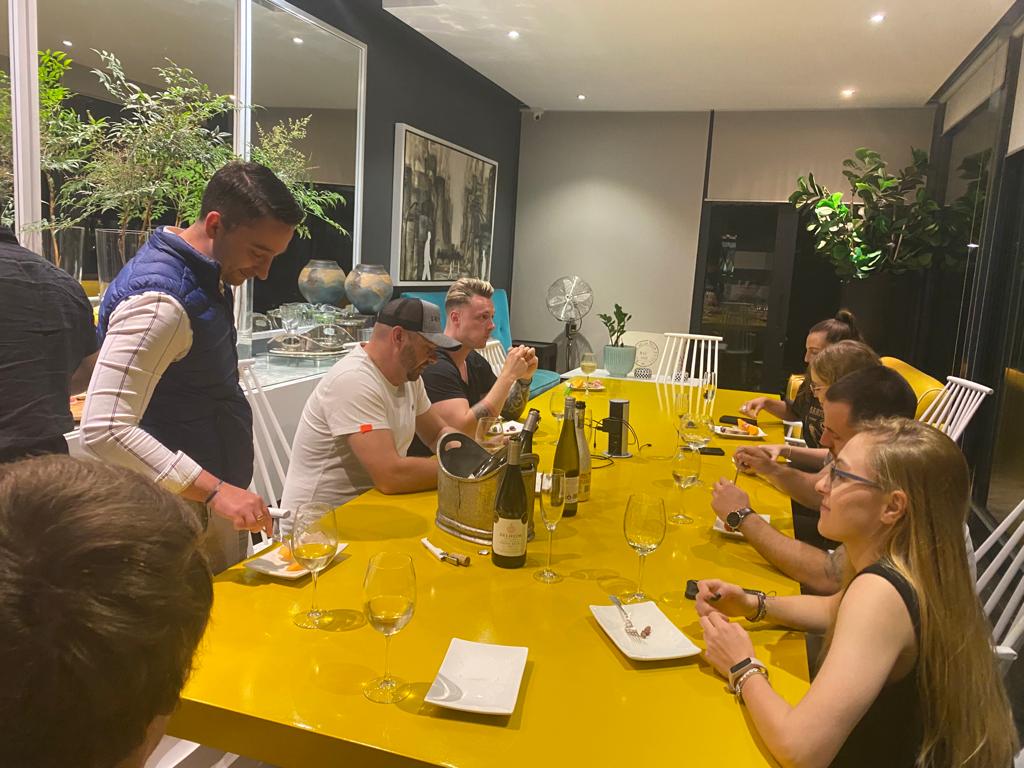 LifeLeisure1's tweet photo. Cheese and wine Farewell to Daniela at your, right!  Christof Hammel, winemaker at Delheim shared wine for the festive evening! Daniela had a royal sendoff.
021 887 0713
20 Van Riebeeck St, Stellenbosch Central
info@lifeandleisure.co.za
https://t.co/q7TUfIX4uO
 #stellenboschwine https://t.co/8XxTnjM9SP