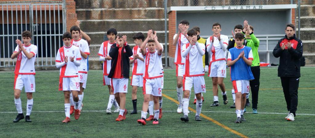 CDTajamarFutbol's tweet photo. 🚨 El Cadete ‘A’ se ha asegurado ya, a falta de 5 jornadas, el ascenso a 1°  División Autonómica. ¡Único equipo invicto en Preferente! 

¡Enhorabuena! 👏👏 https://t.co/A5NIXZklVK