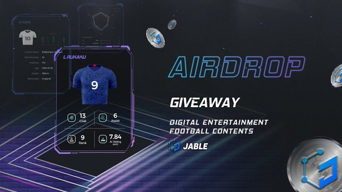 New #airdrop: Jable
Reward: 2 BUSD
News: BigSass
Distribution date: May 1st

🔗Airdrop Link: t.me/JableAirdropBo…