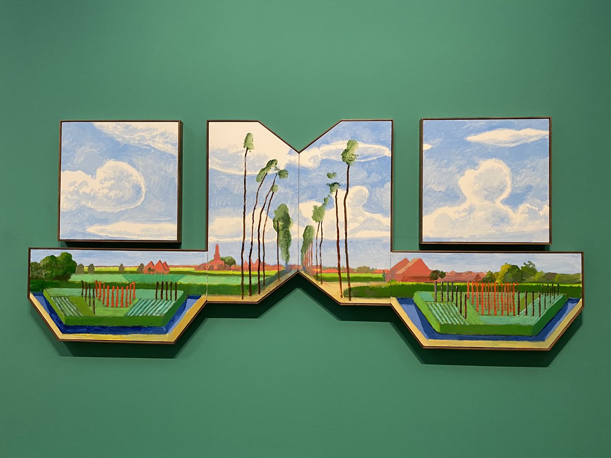 MikeJamieson4's tweet photo. Much to see at #HockneysEye exhibition @FitzMuseum_UK. A rave of colour, provocative encounters with historic paintings + picture making using pre-photographic devices makes for an intriguing & immersive experience. #eyeballing #Cambridge https://t.co/UIS5PSWplP