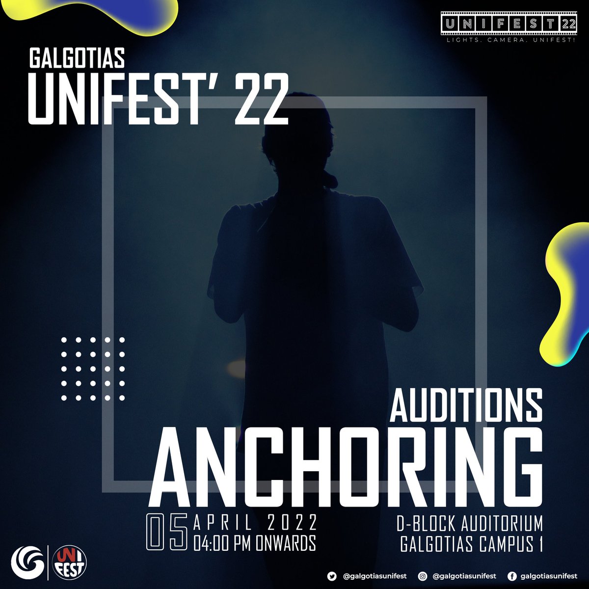 UNIFEST1's tweet photo. If you love the stage and the feel of holding a mic in your hands. This is the biggest opportunity of the year.
.
.
Do give the audition a chance on 5th April at 4PM at Galgotias Campus 1 D Block. 
.
.
.
#galgotiasunifest #unifest2022 #fest2022 #audition #anchor #anchoring https://t.co/bY7ntlNUg3