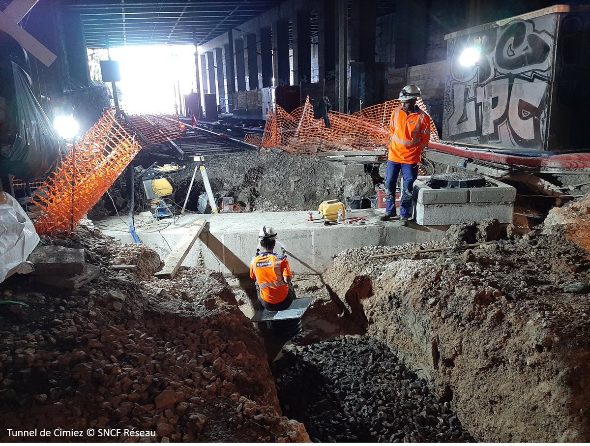 KarimTouati_'s tweet photo. Après la fin des travaux de confortement du tunnel de @Villefranche06 en décembre dernier, le chantier du tunnel de Cimiez @VilledeNice s'est terminé à son tour dans le respect des délais annoncés. La desserte TER a repris normalement entre Nice et Vintimille le 03/04. [1/5] https://t.co/rUfL3L3tfp