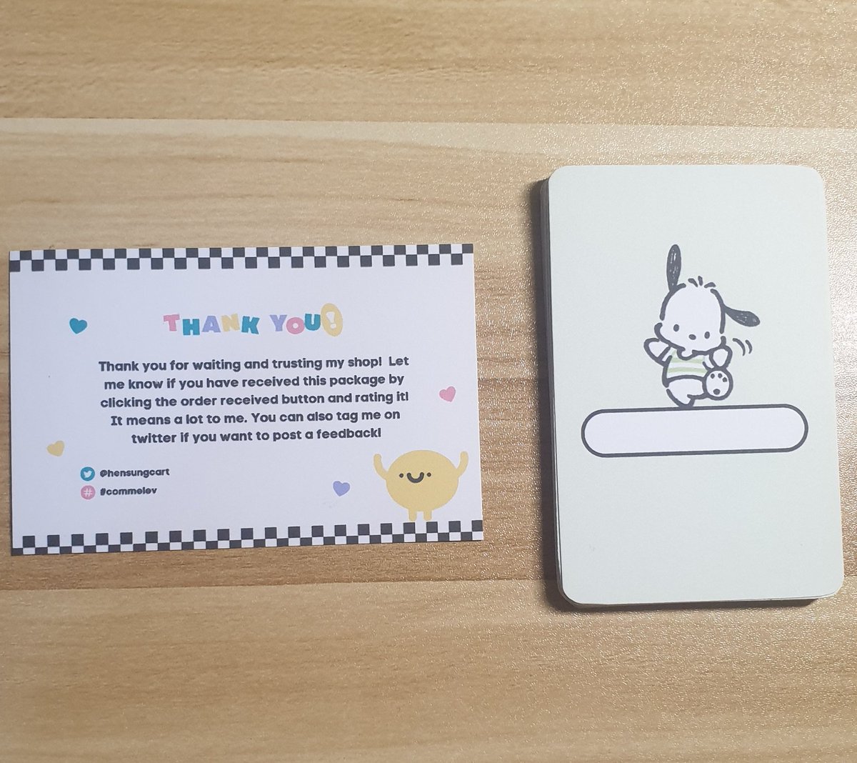 yoonjang1112's tweet photo. ✉️ : @hensungcart • #commelev 
ty for these binder fillers, they arrived safely. thank you for the smooth and fast transaction >< saw them from shopee and they looked so cute 💞 https://t.co/01wNnUmAKZ