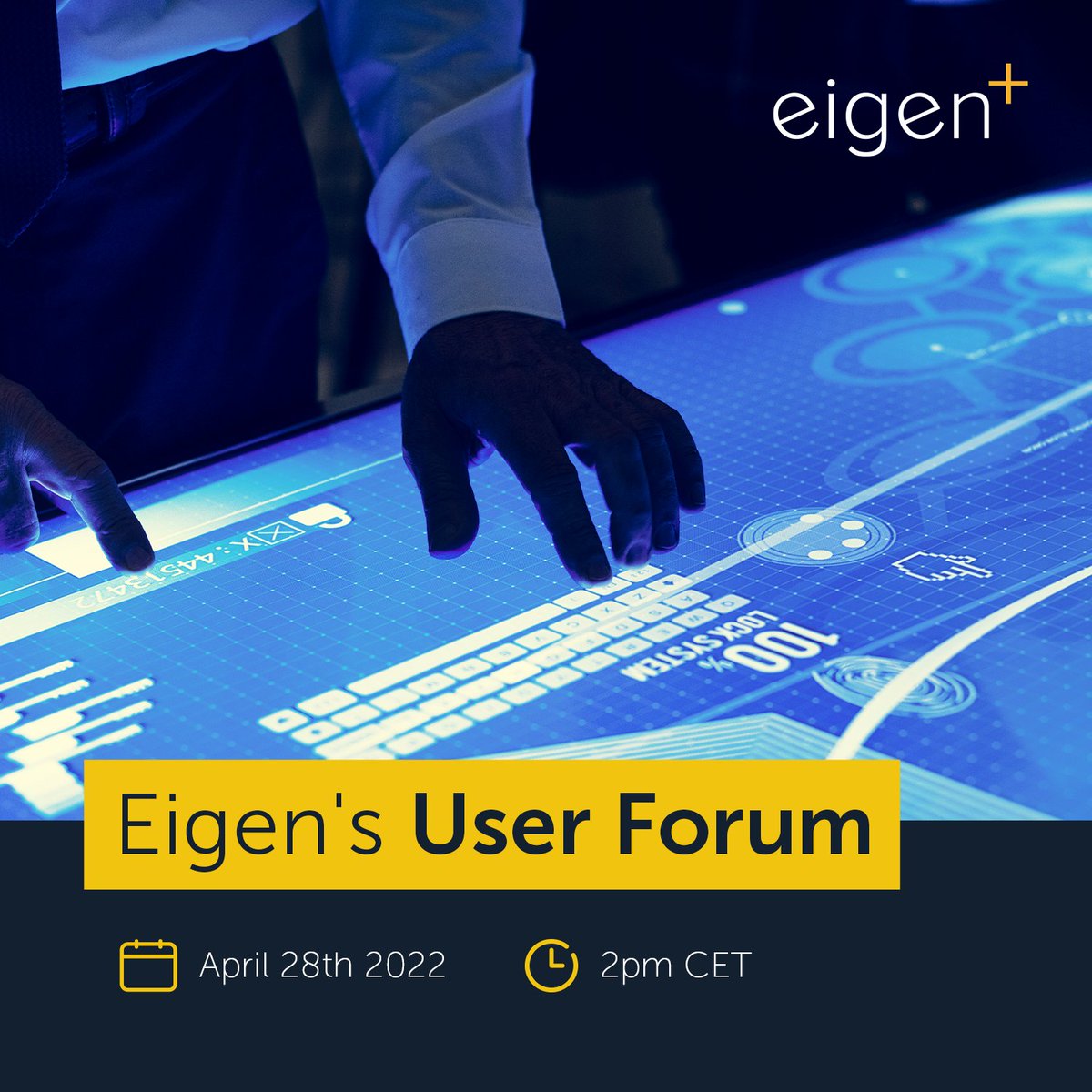 EigenLtd's tweet photo. We are busy preparing for  our next #Userforum 

This will be our 3rd event, where our #customers and #partners come together to share innovative ideas and practices within their business. The event is also a vehicle for #powerfulconversations.

Look out for your invite 😊 https://t.co/BClBAlKNaG