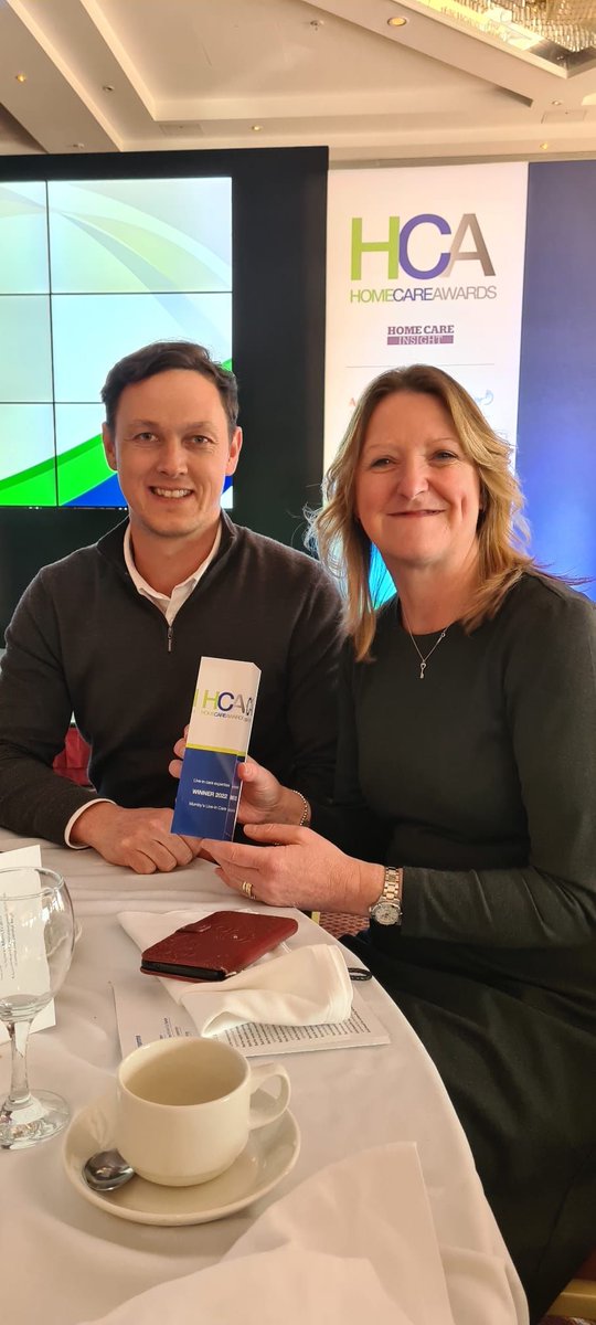 MumbysCare's tweet photo. So proud to be winners this year at the Home Care Awards for the Live-in Care Expertise Award after last year's High Commendation.
Thank you to all the staff who work day in and day out to make Mumbys what it is.
#thankyou #work #homecare #homecareawards #liveincare #awardwinner https://t.co/eXB9PnEaF3