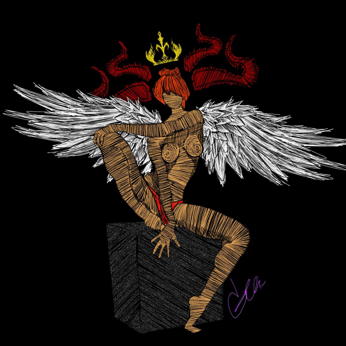 RockartyMuerte's tweet photo. #NFTCommunity #NFTs #NFTartist #NftArtCollection #Angel @rarible @opensea #criptoart @Shibtoken @Ilon_Bender @elonmusk https://t.co/mvkunnIcO2