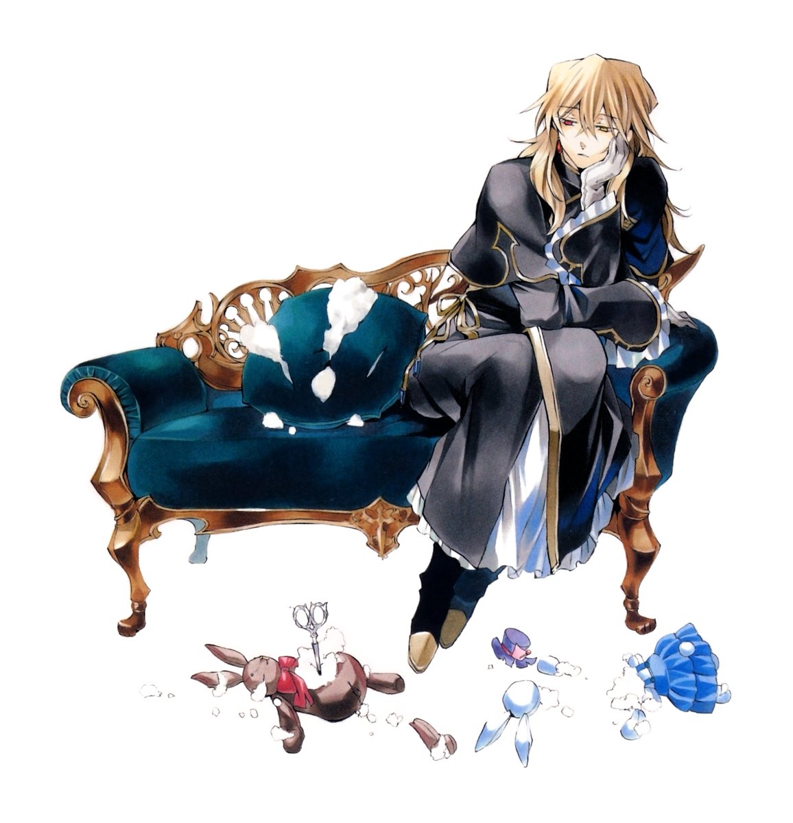 Today's GNC character is Vincent Nightray from Pandora Hearts! (He/him)