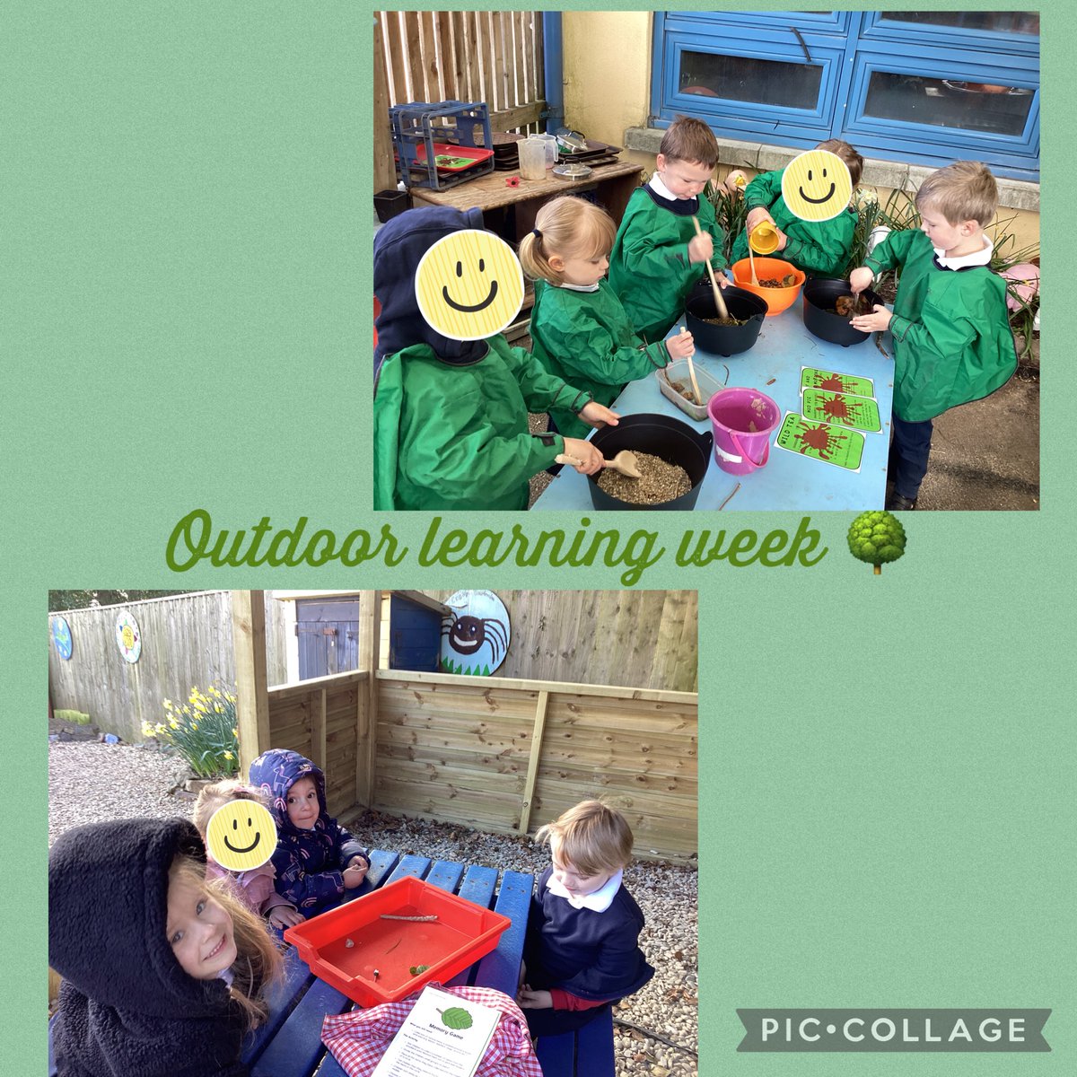 DosbarthSolva's tweet photo. 🌳Outdoor Learning Week 🌳 Dosbarth Solva enjoyed  spending time outdoors learning about nature and using  natural resources within their work and play!  Here are  just some snippets of the busy week we‘ve have had! https://t.co/SEcXHav8XX