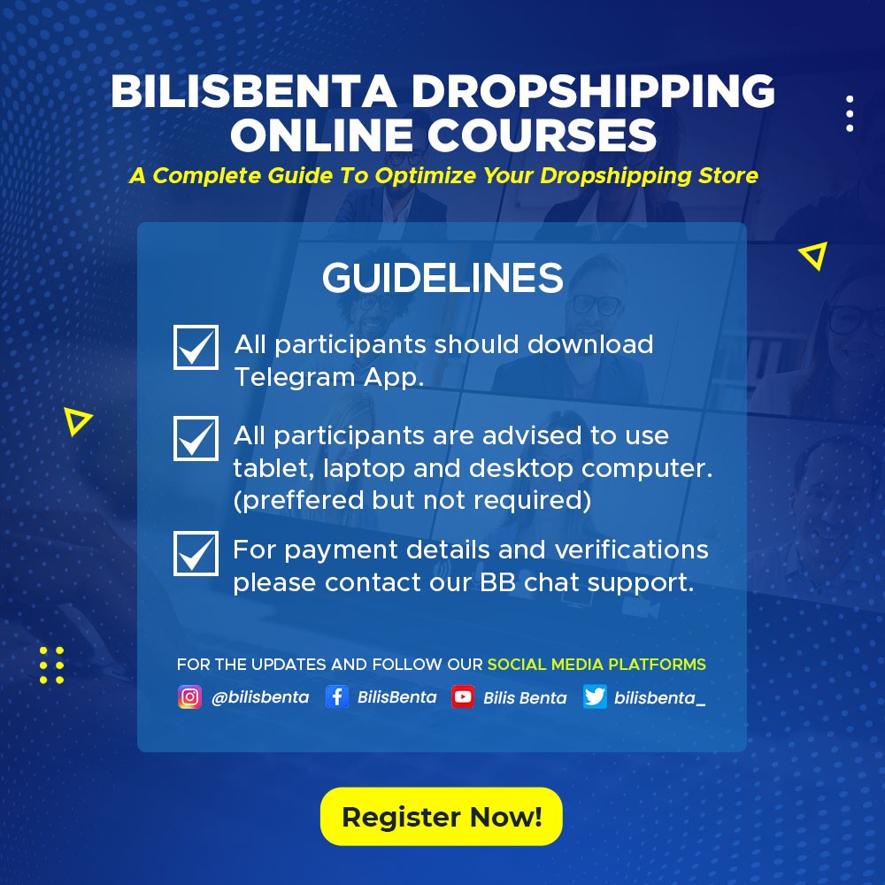 Bilisbenta_'s tweet photo. This is a 4-weeks online course na may iba't ibang topics na pwedeng makatulong sa iyong online business journey. Ano pa hinihintay mo? Magpapahuli ka na naman ba?! AVAIL NOW!
MESSAGE US HERE, FOR MORE INFO MGA KA-BB! 😊 https://t.co/i5KuN1KoaE