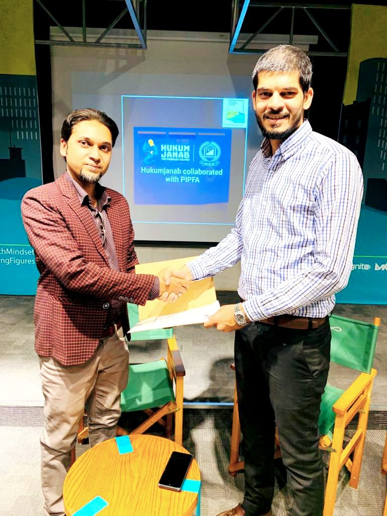 PIPFAOfficial's tweet photo. Greetings Everyone.
#PIPFA Pakistan Institute of Public Finance Accountants - Head Office, Karachi proudly announces that it has collaborated with #HukumJanab, Head Office - Karachi by signing Memorandum of Understanding (MoU). https://t.co/gFcvnUI3yz