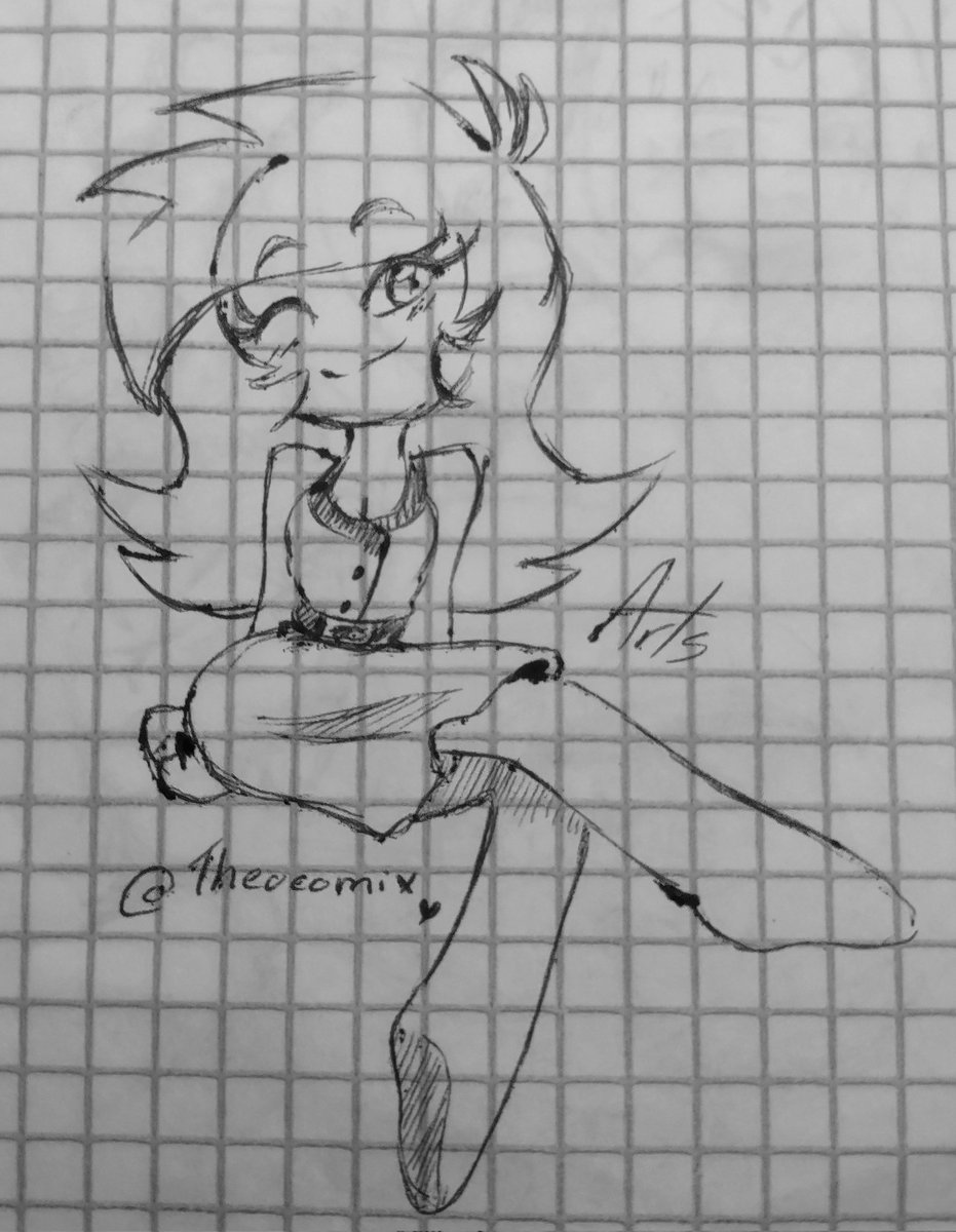 A: you gave the OC <a href="/Theocomix/">Theocomix</a>, my fair moot, now I give sketch to thee 😌🤲