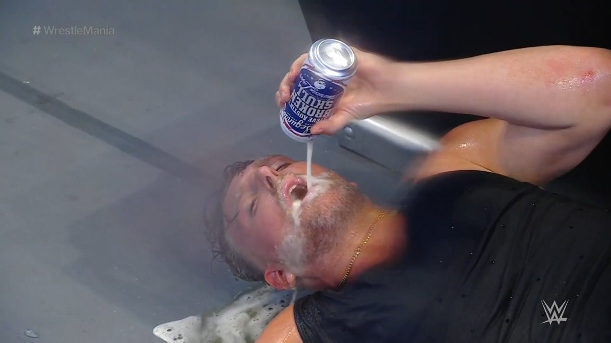 wweontnt's tweet photo. We all know after night one that a Steve Austin IPA will help regenerate health 😂🍻

#WrestleMania https://t.co/encEdnH8EB