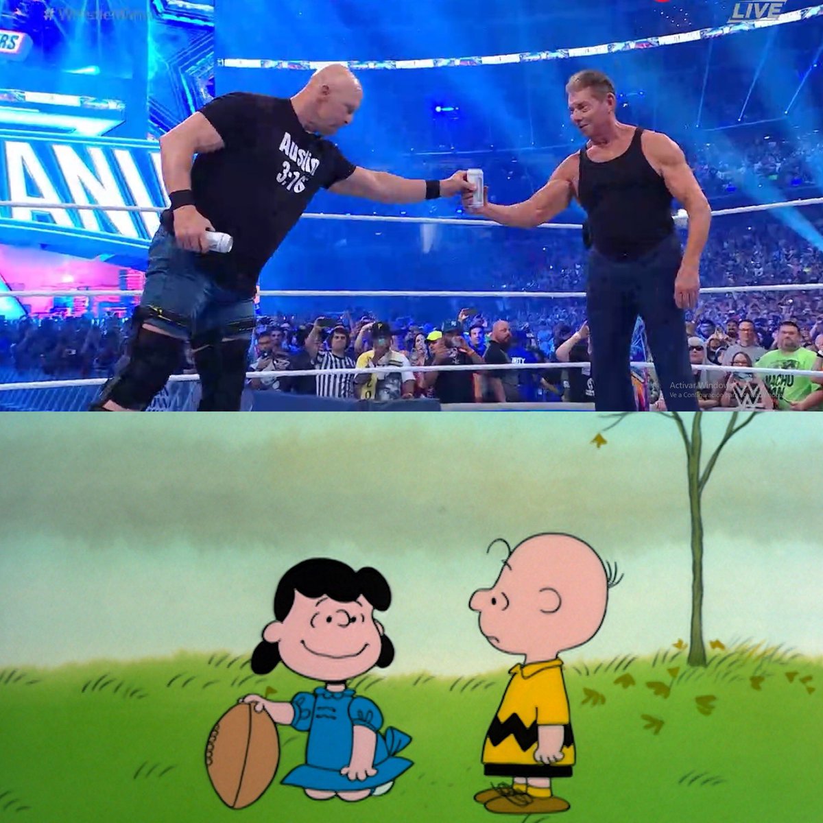 Same photo #WrestleMania