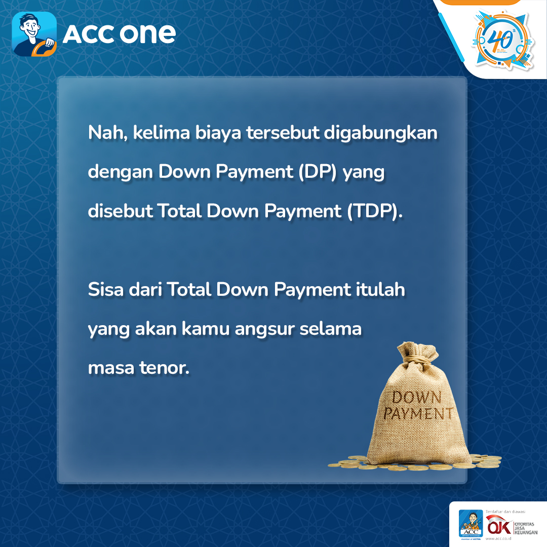 acconeid's tweet photo. Sobat ACC masih bingung sama hitungan pembayaran DP dalam pembelian mobil?
Simak penjelasan dari isi pembayaran DP yang disebut TDP!
#ACCWujudkanImpian
#ACCFlashSale
#KreditMudahDenganACC
#FlashSale https://t.co/ayNxBZ9UWt