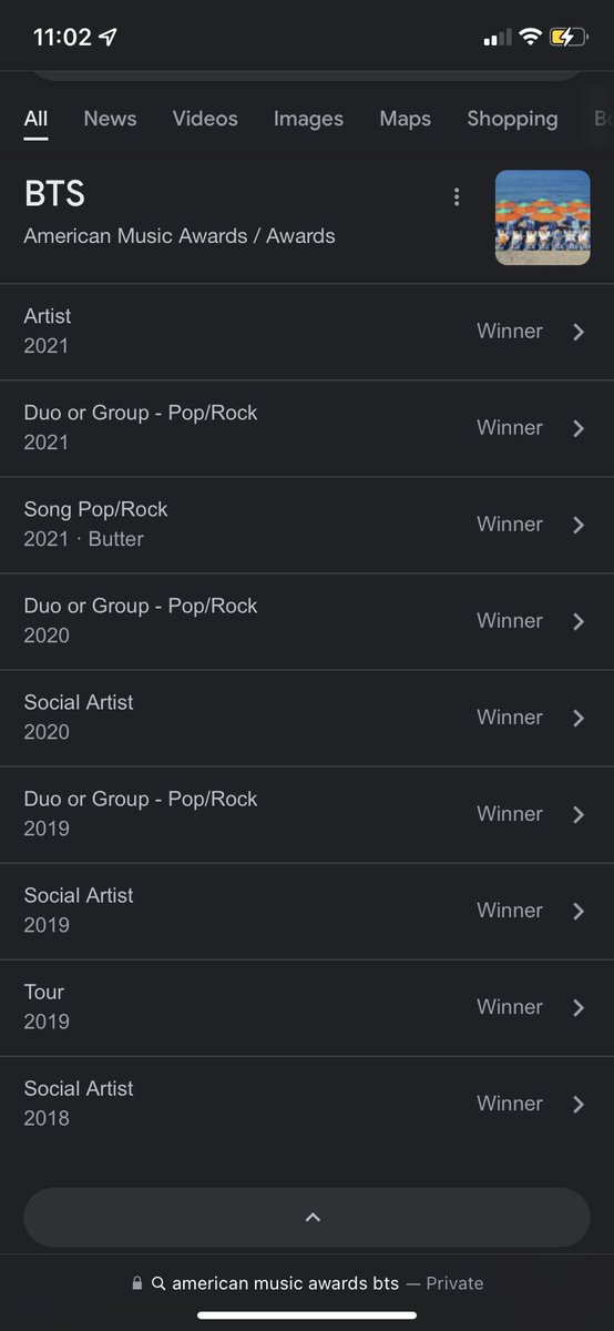 naonti1's tweet photo. So you’re telling me.. bts can win 9 AMERICAN music awards but not a Grammy?……. Okay. #scammys #BTSxGrammys #BTS https://t.co/sYBa8dITht
