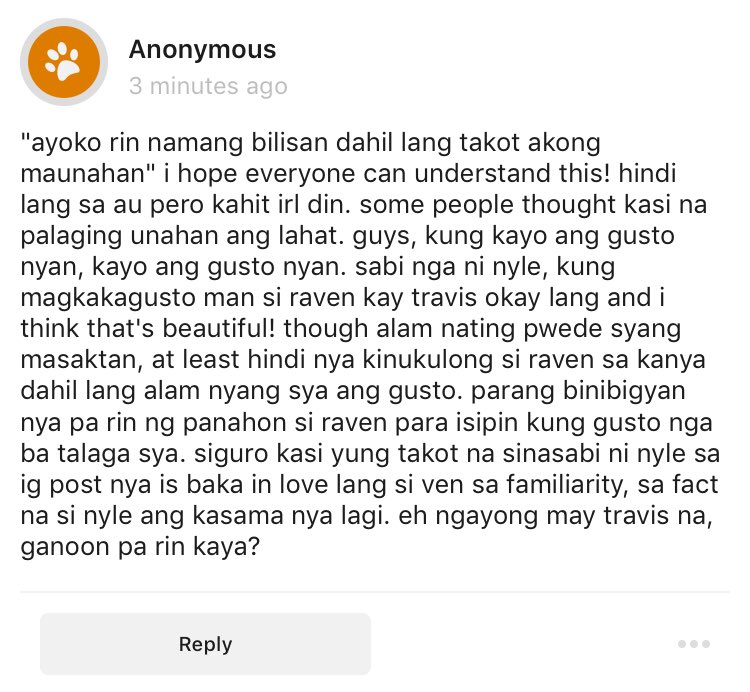 ako yung nagsusulat pero ako yung kinakabahan sa mga ganito nyo