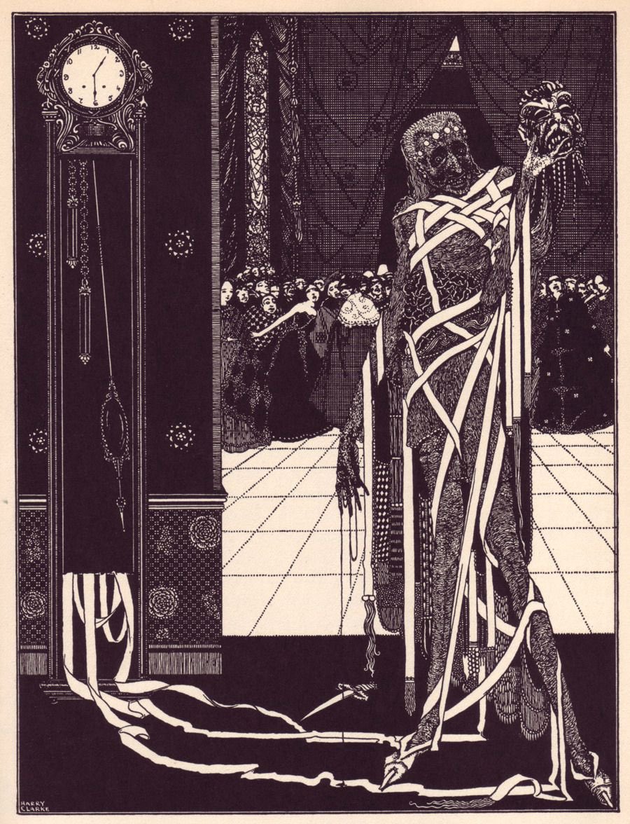 justinboldaji's tweet photo. These illustrations by an artist named Harry Clarke for a 1919 Edgar Allen Poe collection are so fuckin rad https://t.co/Yxj9VpmM10