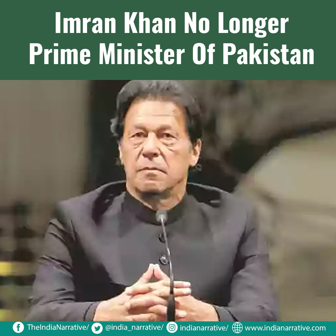 india_narrative's tweet photo. #ImranKhan de-notified as #Pakistan PM by cabinet division
This comes after Pres. dissolved National Assembly as it rejected #NoTrustMove against Khan
As per Article 224 of Pakistan's Constitution, Khan can continue as the PM for 15 days till the appointment of a caretaker PM https://t.co/d8dlP9Zhbl