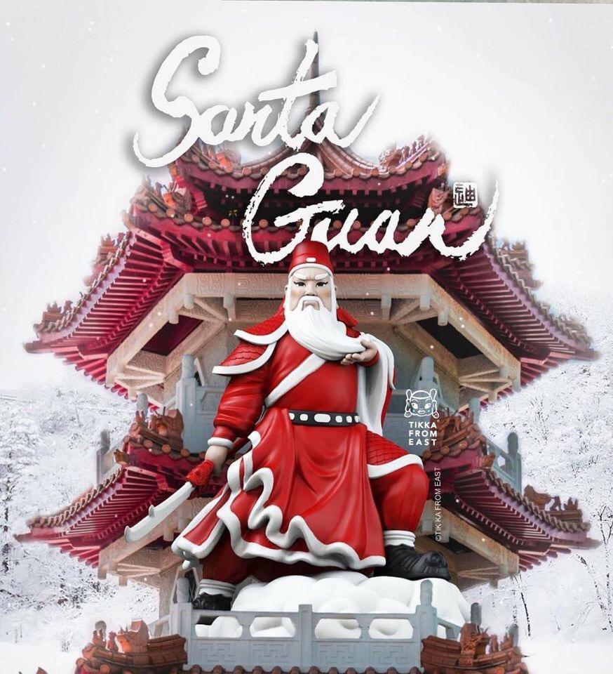 "Santa Guan" 🎅is a crossover developed by Tik Ka From East with Might Jaxx. Launched in 2019 but people are still sharing this on social media last Christmas! 🎄
<a href="/tikkafromeast/">tik ka from east</a>  #tikkafromeast #santa #nft #digitalart #arttoy #nft #asianart #MightJaxx