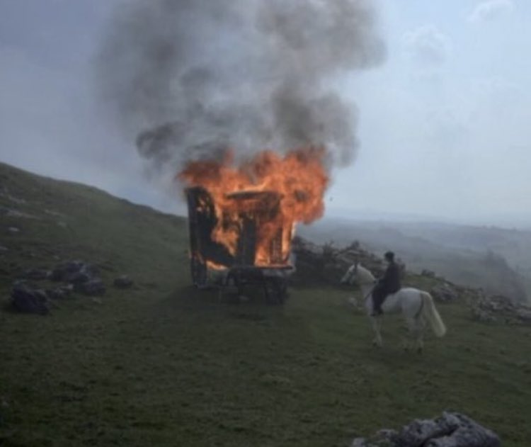 amanwhyy's tweet photo. I was like "last episode of #PeakyBlindersS6 will break the hearts" , but honestly it was more than perfect
He started on a black horse and ended on a white horse
"Peace at last" 
Love you Thomas Shelby
#PeakyBlinders https://t.co/9oCqG23s55