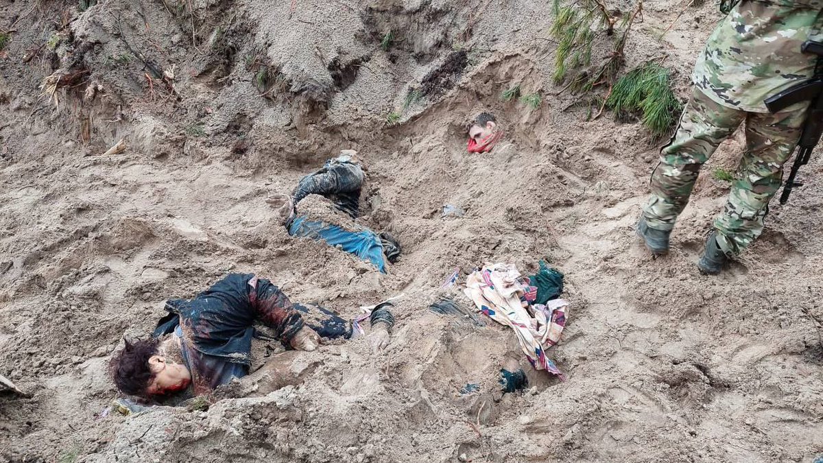 frgt010's tweet photo. I usually keep Twitter to NFTs, but what’s happening in my origin country is beyond comprehension. Here is what the world saw today in the liberated from Russian nazis #Kyiv region. Total destruction, torture, rape and death. Men, women, children, animals.
#GenocideOfUkrainians https://t.co/LU1N62YKc9