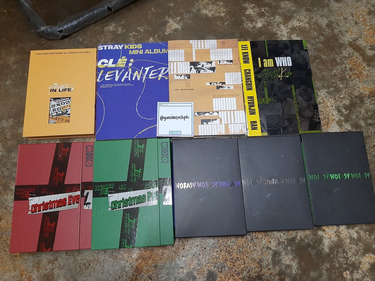 gaeimerchph's tweet photo. #GAEI_Onhands

SKZ Random Albums - ₱180 ea

▪︎list of albums in pic
▪︎unsealed
▪︎DOP - 3days upon reservation
▪︎sco / sdd / meet up

DM to avail https://t.co/w3e5G60VaR